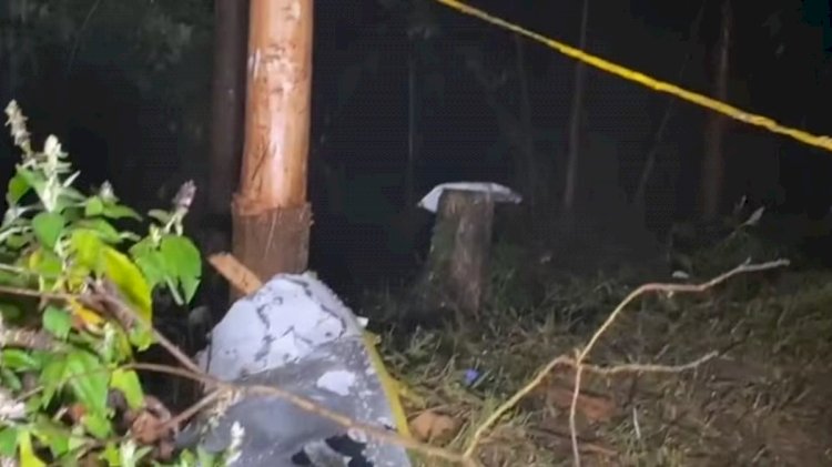 AVIÃO QUE SAIU DE FLORIANÓPOLIS COM 5 PESSOAS CAI EM SÃO PAULO