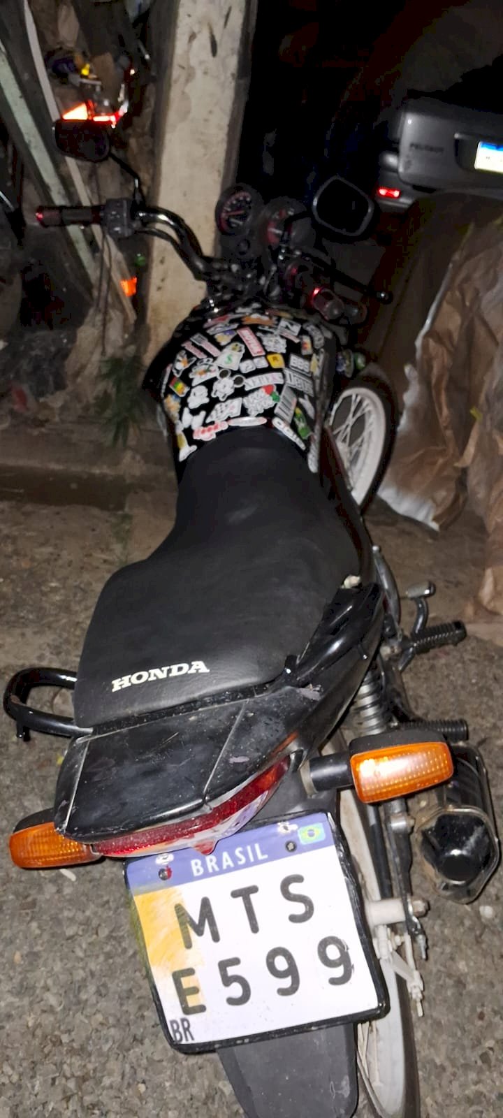 LEBON RÉGIS: POLÍCIA MILITAR APREENDE MOTO COM PLACA COMPRADA NA SHOPEE